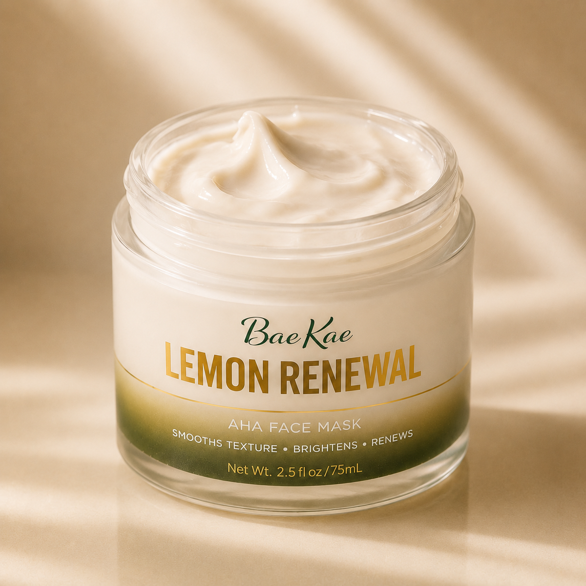 Lemon Renewal AHA Face Mask