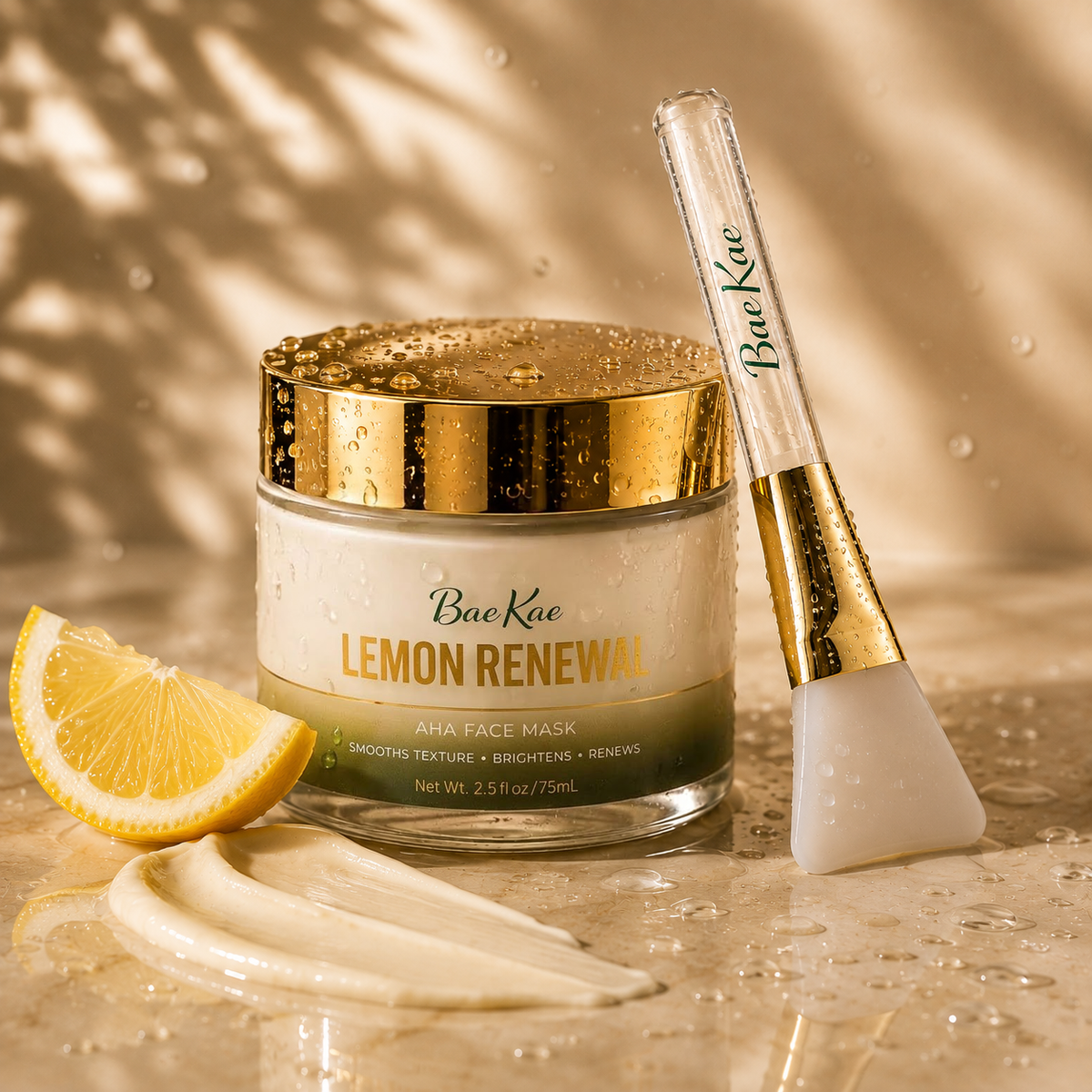Lemon Renewal AHA Face Mask