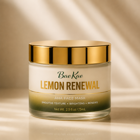 Lemon Renewal AHA Face Mask
