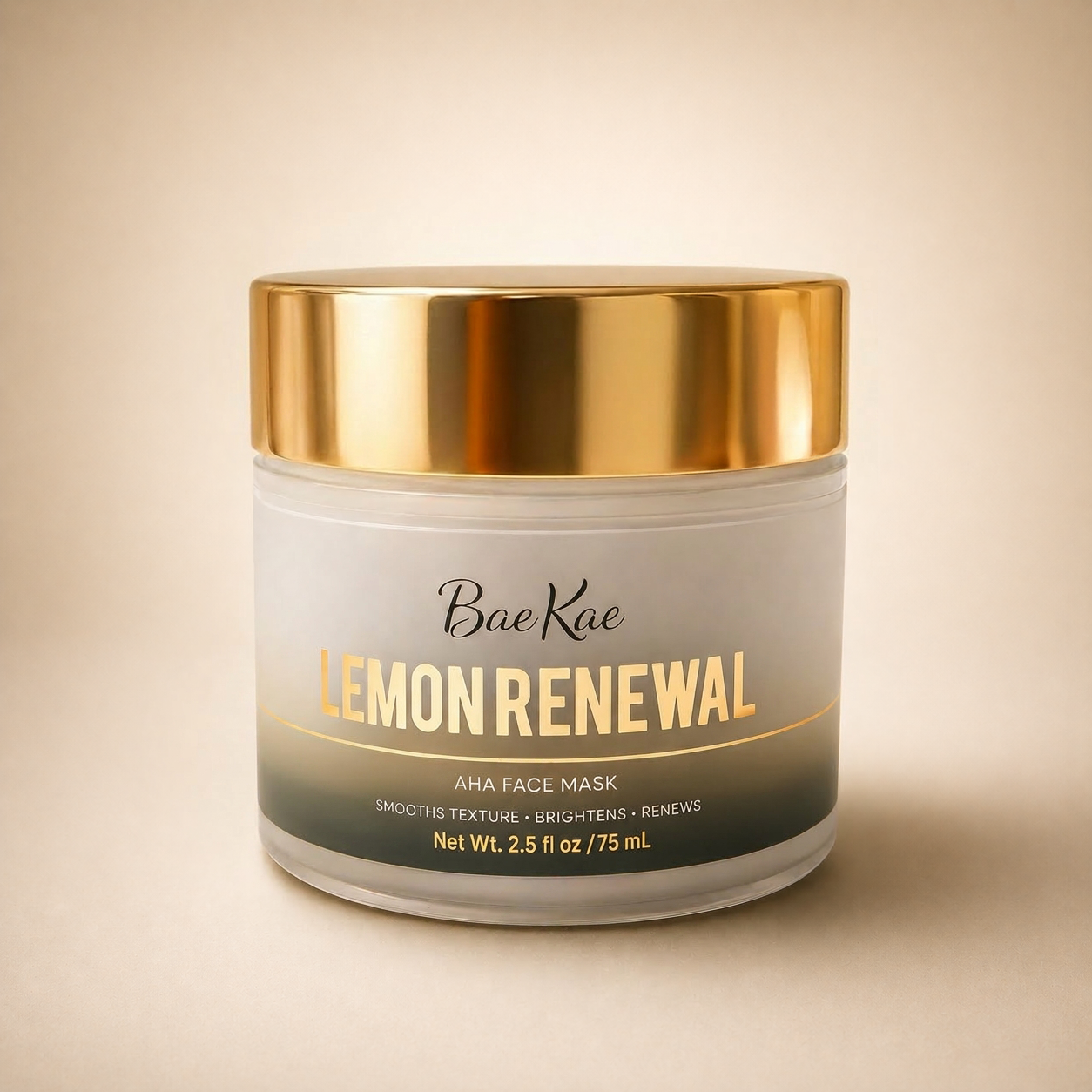 Lemon Renewal AHA Face Mask