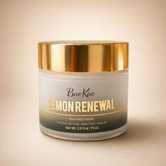 Lemon Renewal AHA Face Mask