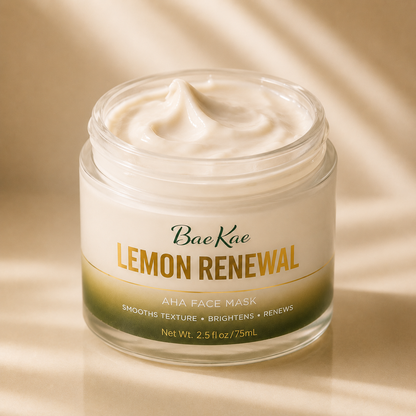 Lemon Renewal AHA Face Mask