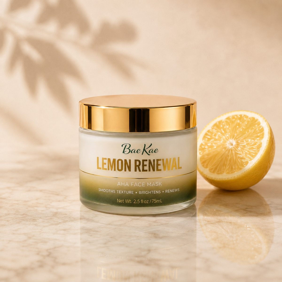Lemon Renewal AHA Face Mask